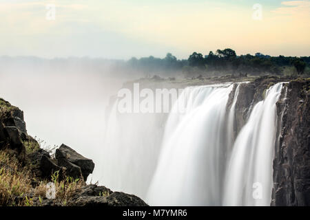 Victoria Falls in Zimbabwe Stockfoto