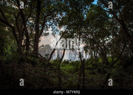 Victoria Falls in Zimbabwe Stockfoto