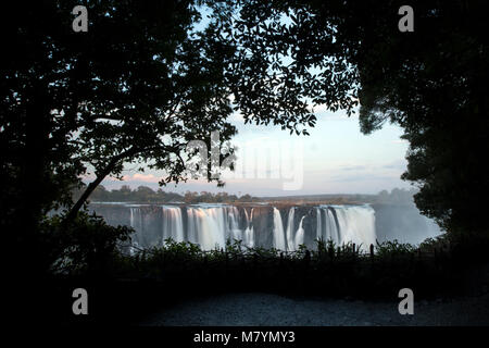 Victoria Falls in Zimbabwe Stockfoto