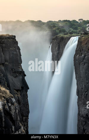 Victoria Falls in Zimbabwe Stockfoto
