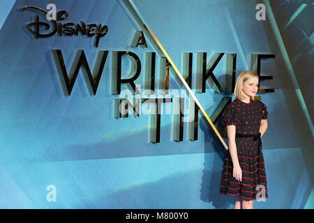 London, Großbritannien. 13. März, 2018. Ava Phillippe, A Wrinkle In Time" - Europäische Premiere, BFI IMAX, London, UK, 13. März 2018, Foto von Richard Goldschmidt Credit: Rich Gold/Alamy Live News Credit: Rich Gold/Alamy leben Nachrichten Stockfoto