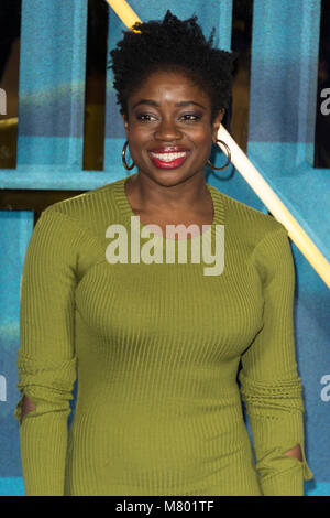 London, Großbritannien. 13 Mär, 2018 kommt für den europäischen Film Premiere von A Wrinkle In Time Credit: Raymond Tang/Alamy leben Nachrichten Stockfoto