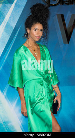 London, Großbritannien. 13. März, 2018. Vick Hoffnung besucht die Europäische Premiere von Disney's "A Wrinkle In Time" am BFI IMAX am 13. März in London, England 2018. Credit: Gary Mitchell, GMP-Media/Alamy leben Nachrichten Stockfoto