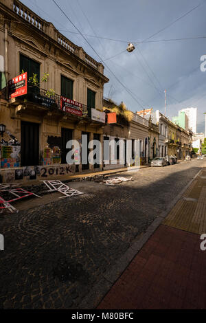 San Telmo ('Saint Pedro González Telmo") ist das älteste (Barrio) von Buenos Aires, Argentinien. Es ist eine gut erhaltene Bereich der Argentinischen Stockfoto