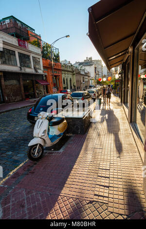 San Telmo ('Saint Pedro González Telmo") ist das älteste (Barrio) von Buenos Aires, Argentinien. Es ist eine gut erhaltene Bereich der Argentinischen Stockfoto