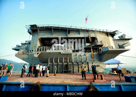 Die super Carrier USS Carl Vinson Stockfoto