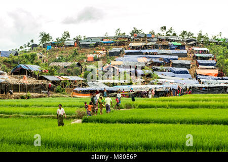 Rohingya Menschen sagen, sie sind Nachfahren der Muslime, vielleicht, Persische und arabische Händler, die in Myanmar vor Generationen kam. .... Stockfoto