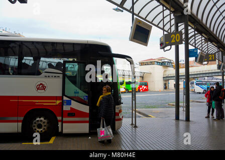 Barcelona Nord, Estacion de autobuses, Long Distance Bus Station, Barcelona, Katalonien, Spanien Stockfoto