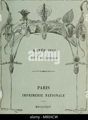 Bulletin du Muséum national d'histoire naturelle (1914) (14785043095) Stockfoto