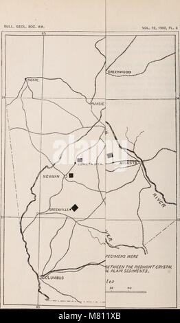 Das Bulletin of the Geological Society of America, das erstmals 1901 veröffentlicht wurde, ist eine bekannte wissenschaftliche Zeitschrift, die von Experten begutachtete Forschungsartikel über Geologie veröffentlicht. Die Zeitschrift deckt eine breite Palette von Themen ab, darunter Erdprozesse, Mineralogie, Paläontologie und strukturelle Geologie, einen bedeutenden Beitrag zum Bereich der Geowissenschaften leisten. Stockfoto