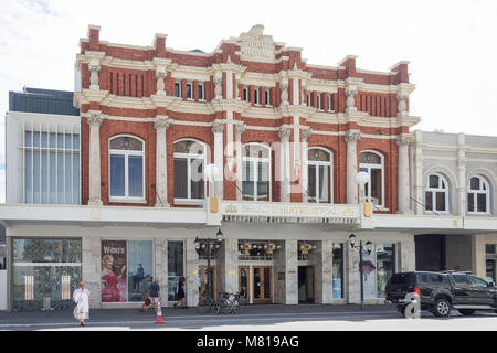 Isaac Theatre Royal (Wiederaufbau nach Erdbeben 2011), Gloucester Street, Christchurch, Canterbury, Neuseeland Stockfoto