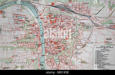 Historische Stadt Würzburg, Deutschland Stockfotografie - Alamy