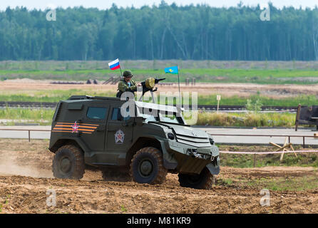 Alabino, Moskauer Gebiet, Russland - Juli 29, 2017: Demonstration von Waffen und militärischer Ausrüstung an der Internationalen Militär-technischen Forum ARMEE Stockfoto