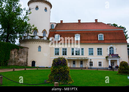 Cesis, Lettland. August 24, 2017. Wieder Neues Schloss Stockfoto