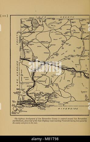 Kalifornien Autobahnen; einen beschreibenden Aufzeichnung der Straße Entwicklung durch den Staat und durch solche Grafschaften als geebnet haben Autobahnen (1920) (14594938730) Stockfoto