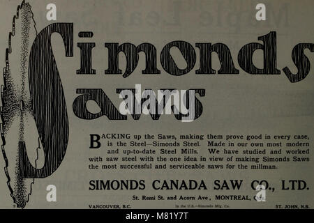 Kanadische Forstindustrie Januar-Juni 1917 (1917) (20338888530) Stockfoto