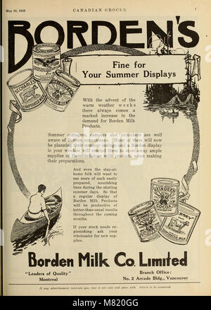 Kanadische Lebensmittelhändler April-Juni 1918 (1918) (14781288004) Stockfoto
