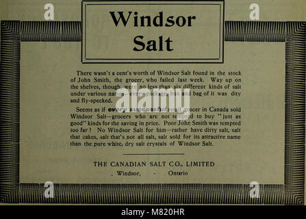 Kanadische Lebensmittelhändler Januar-Juni 1908 (1908) (14598365177) Stockfoto