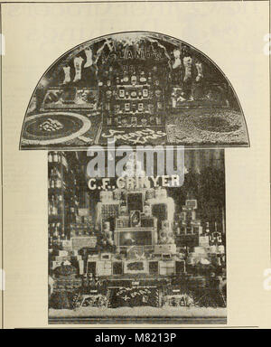 Diese Ausgabe von The Canadian Grocer (Oktober-Dezember 1913) enthält Artikel über Trends in der Lebensmittelindustrie, Produktbewertungen und den Zustand des kanadischen Lebensmittelmarktes im frühen 20. Jahrhundert. Stockfoto