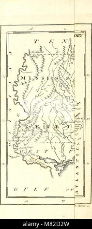 Carey's American pocket Atlas; mit zwanzig Karten... mit einer kurzen Beschreibung jedes Staates und von Louisiana - auch die Volkszählung der Einwohner der Vereinigten Staaten, für 1801 und den Exporten (14774922761) Stockfoto