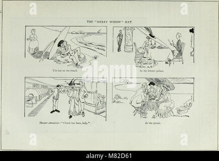 Das 1911 erschienene Werk erforscht die Karikatur, den Witz und den Humor einer Nation durch Bilder, Lieder und Geschichten. Es bietet eine visuelle und literarische Darstellung kultureller und sozialer Aspekte der Zeit. Stockfoto