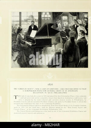 Katalog der Schomacker Flügel und Pianos und die schomacker Angelopian Player-piano (1910) (14780864302) Stockfoto