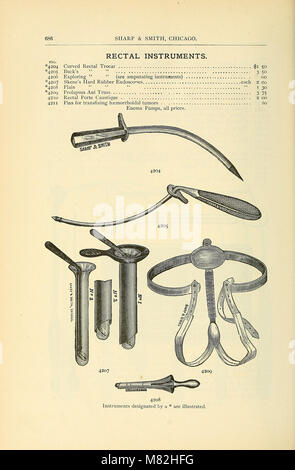 Katalog von scharfen und Smith - Importeure, Hersteller, Großhändler und Einzelhändler in chirurgischen Instrumenten, Mißbildung, Apparate, künstliche Gliedmaßen, künstliche Augen, elastische Strümpfe, Fachwerk (14597072129) Stockfoto