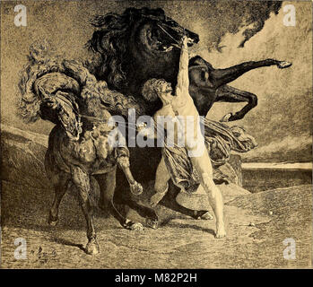 Dieses Werk aus dem Jahr 1892 präsentiert Charakterskizzen aus verschiedenen Genres der Literatur, darunter Romantik, Fiktion und Drama, wobei der Schwerpunkt auf der Entwicklung und den Merkmalen von Schlüsselfiguren liegt. Stockfoto