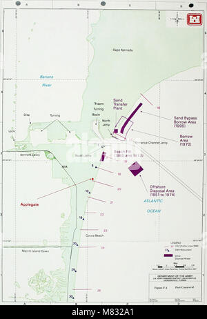 Küstenprozesse Bewertung für Brevard County, Florida, mit besonderem Bezug auf die Kläger (1999) (20035682344 Test) Stockfoto