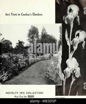 Cooley's Gardens in Silverton, Oregon, 1935, bietet einen umfassenden Katalog von Pflanzenarten, in dem der Anbau, die Pflege und das ästhetische Design von Gärten in der Region detailliert beschrieben werden, wobei der Schwerpunkt auf Gartenbaupraktiken und Zierpflanzen liegt. Stockfoto