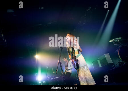 Wolf Alice an der Manchester Academy Stockfoto