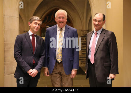 Staatssekretär Shannon posiert für ein Foto an der Duke University Stockfoto