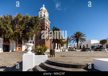 Kirche Nuestra Señora de Guadalupe, Teguise, Lanzarote, Kanarische Inseln, Spanien Stockfoto