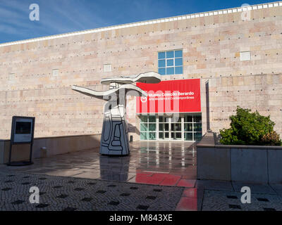 Eingang zum Berardo Sammlung Museum für moderne und zeitgenössische Kunst im Centro Cultural de Belém, Lissabon, Portugal, Europa Stockfoto