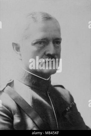 Porträt der amerikanischen General John Pershing (1860 - 1948) - anonym Fotografie Stockfoto