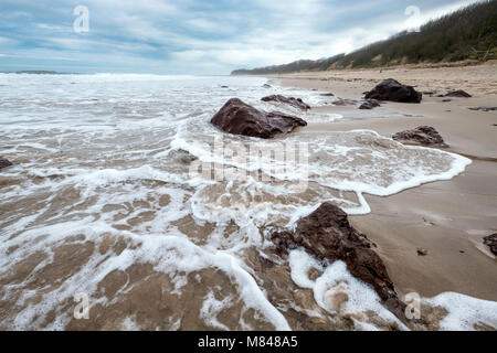 Blick auf seacliff Strand in East Lothian, Schottland, Vereinigtes Königreich Stockfoto