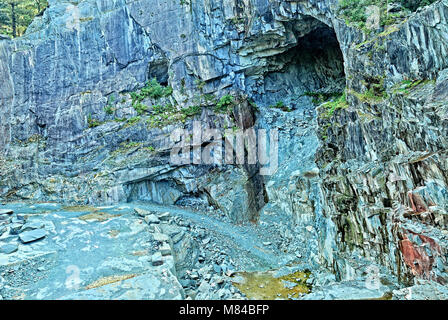 Hodge schließen Schiefergrube Stockfoto