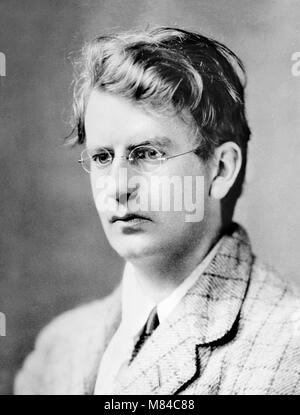 John Logie Baird (1888-1946). Portrait der Ingenieur und Erfinder des Fernsehens, Foto von Bain Aktuelles Service, 1927. Stockfoto