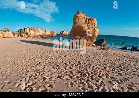 Sao Rafael Strand in Albufeira, Portugal Stockfoto