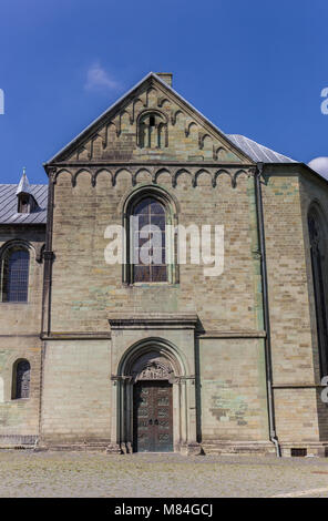 Fassade der St. Patrokli Kirche von Soest, Deutschland Stockfoto
