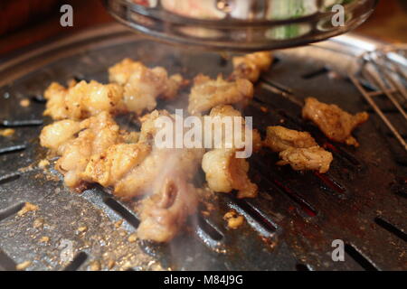 Koreanisches Barbecue Schweinebauch, (Samgyeopsal-gui) Stockfoto