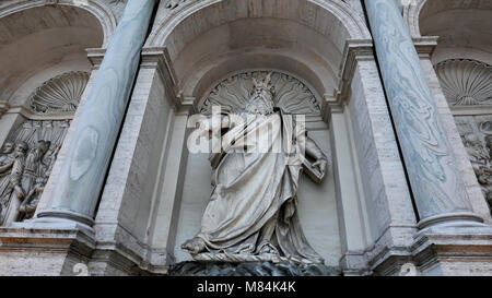 Fontana dell'Acqua Felice, aka der Brunnen des Mose, von dem die Quirinale in Rom, Italien Stockfoto