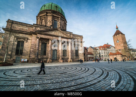 St. Elisabeth Kirche in Nürnberg, Deutschland, Europa. Stockfoto