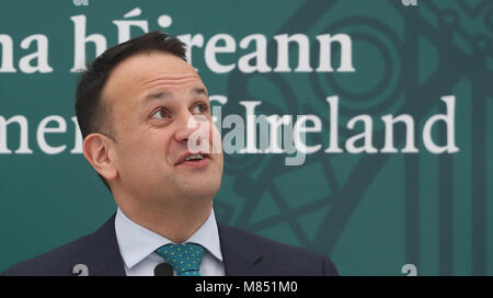 Taoiseach Leo Varadkar in seiner Rede auf die globale irische Mittagessen in den USA Institut für Frieden in Washington DC als Teil seines einwöchigen Besuchs in den Vereinigten Staaten von Amerika. Stockfoto