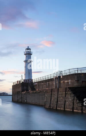 Newhaven Leuchtturm Edinburgh, Schottland Stockfoto