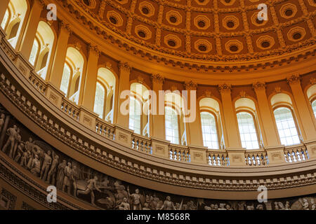 Washington D.C., USA, Oktober 2016: Innenraum des Washington Capitol Hill dome Rotunde Stockfoto