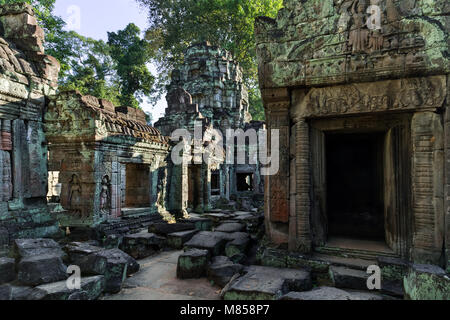 Preah Khan, Tempel, Angkor, in der Nähe von Siem Reap, Kambodscha Stockfoto