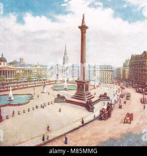 Trafalgar Square, London, England, ca. 1905 Stockfoto