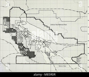 Entwurf Kalifornien Desert Conservation Area Plan Änderung für die Coachella Valley, Entwurf von Santa Rosa und San Jacinto Berge schleppt Management Plan und Entwurf einer Umweltverträglichkeitsstudie. (2002) (20807987220) Stockfoto