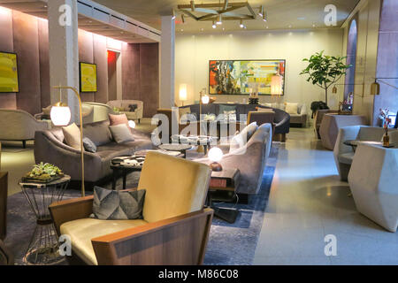 James Hotel Lobby in New York City, USA Stockfoto